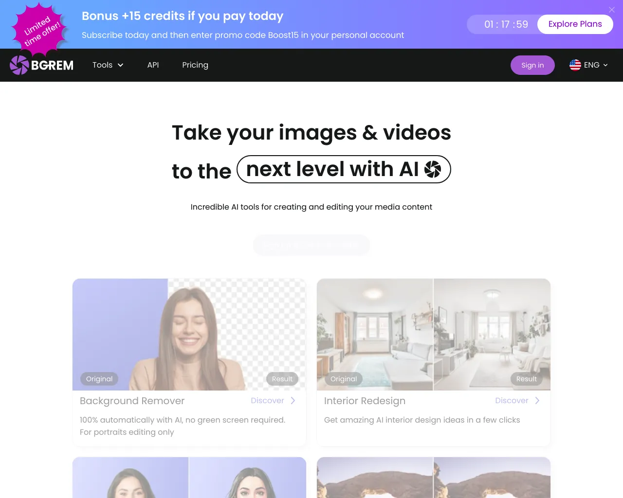Incredible AI tools for creating and editing your media content
