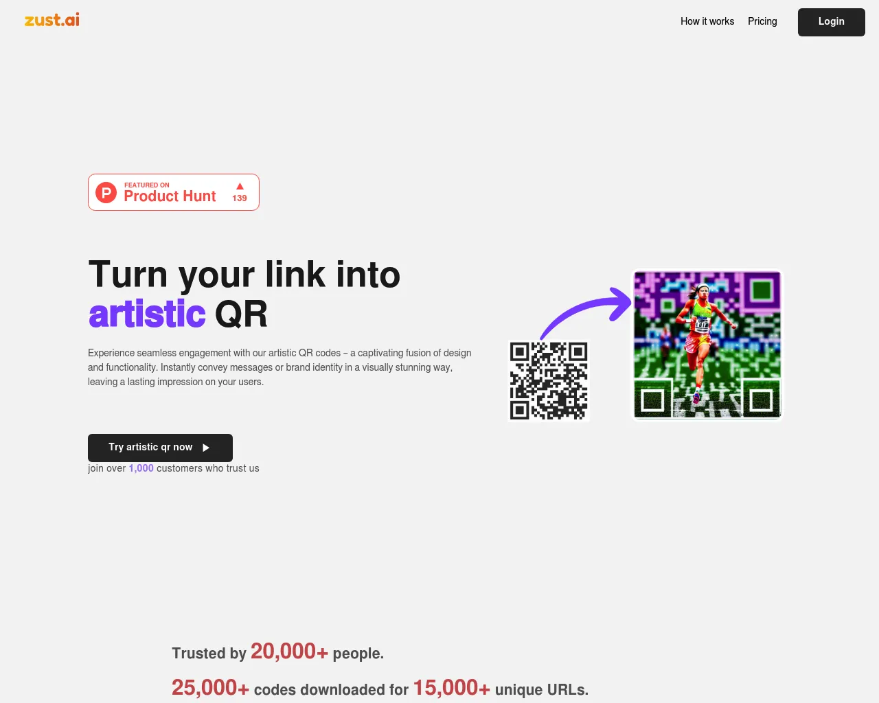 Turn your link into artistic QR using AI, and increase...