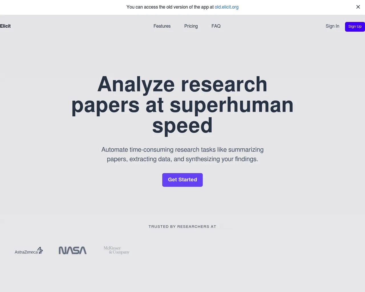 Elicit: The AI Research Assistant