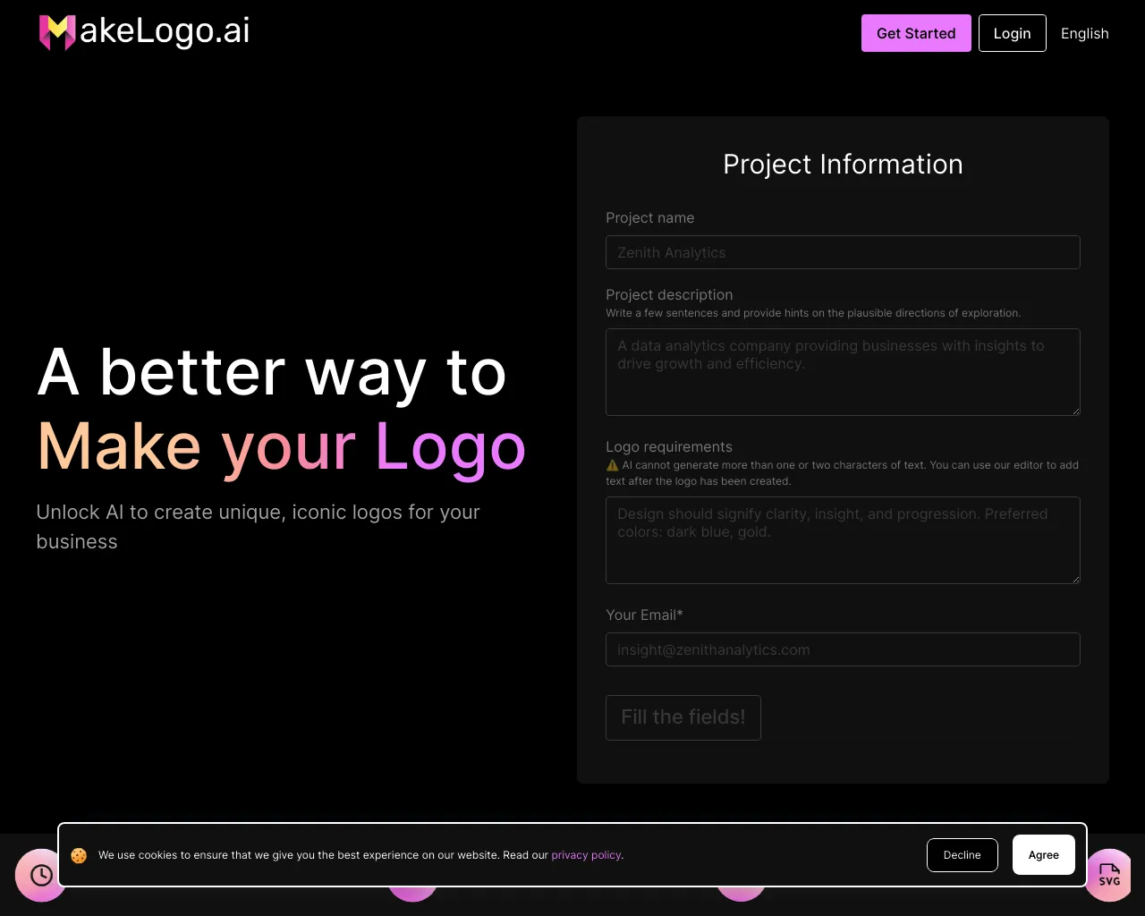 Makelogo.Ai: Get the Perfect Logo for Your Startup.