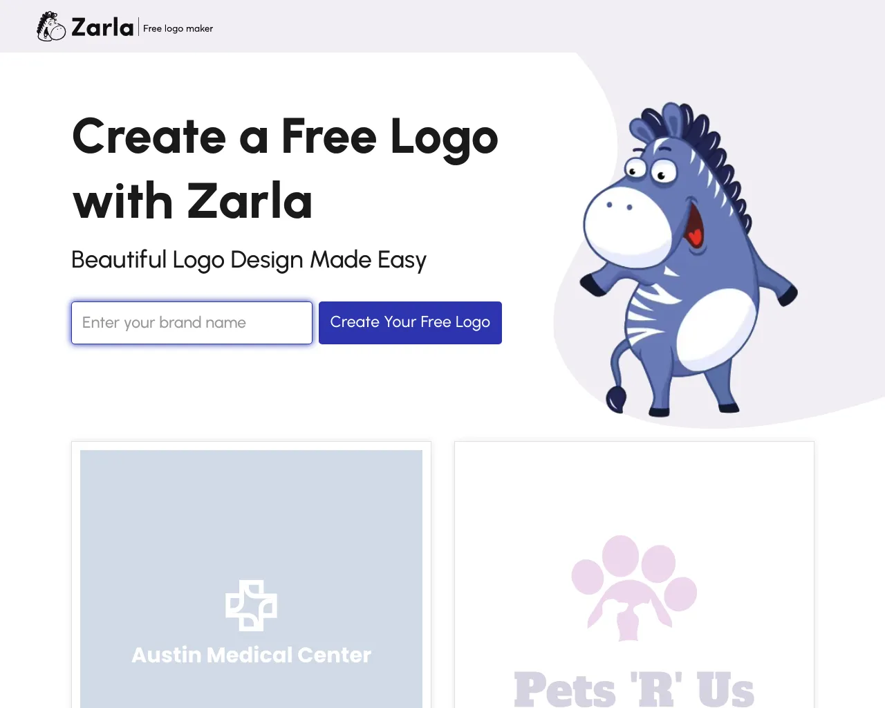 Create a free professional logo - in seconds!