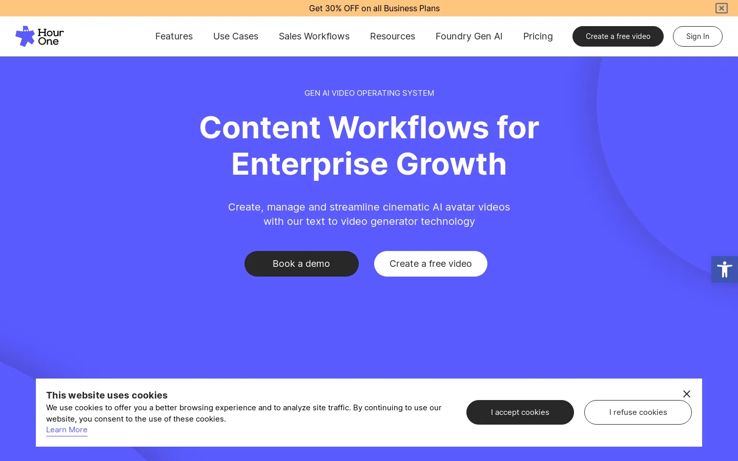 Gen AI Video: Creating Content Workflows for Enterprise Growth - Hour One