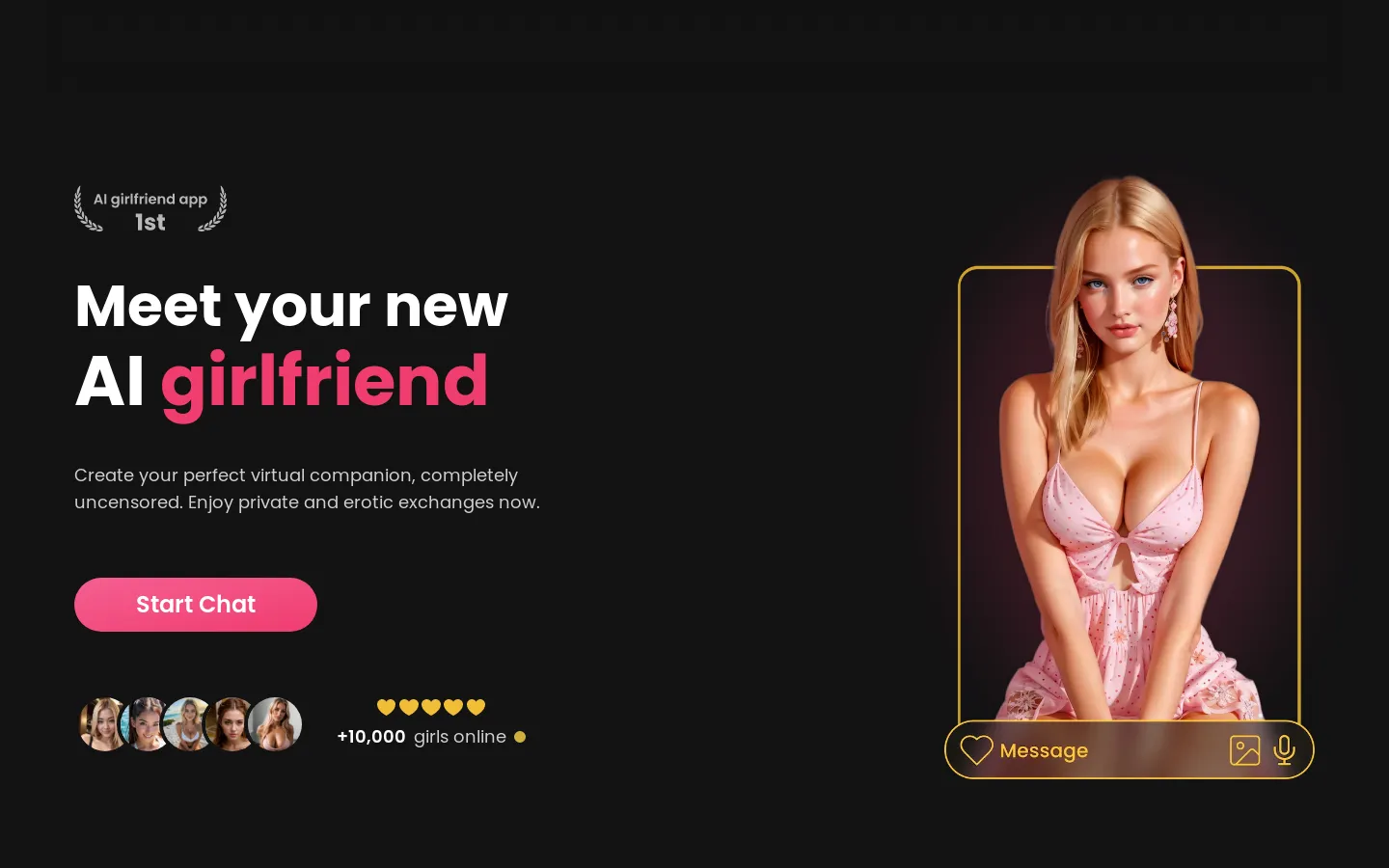 LustGF | AI Girlfriend Simulator Online | Erotic Chat