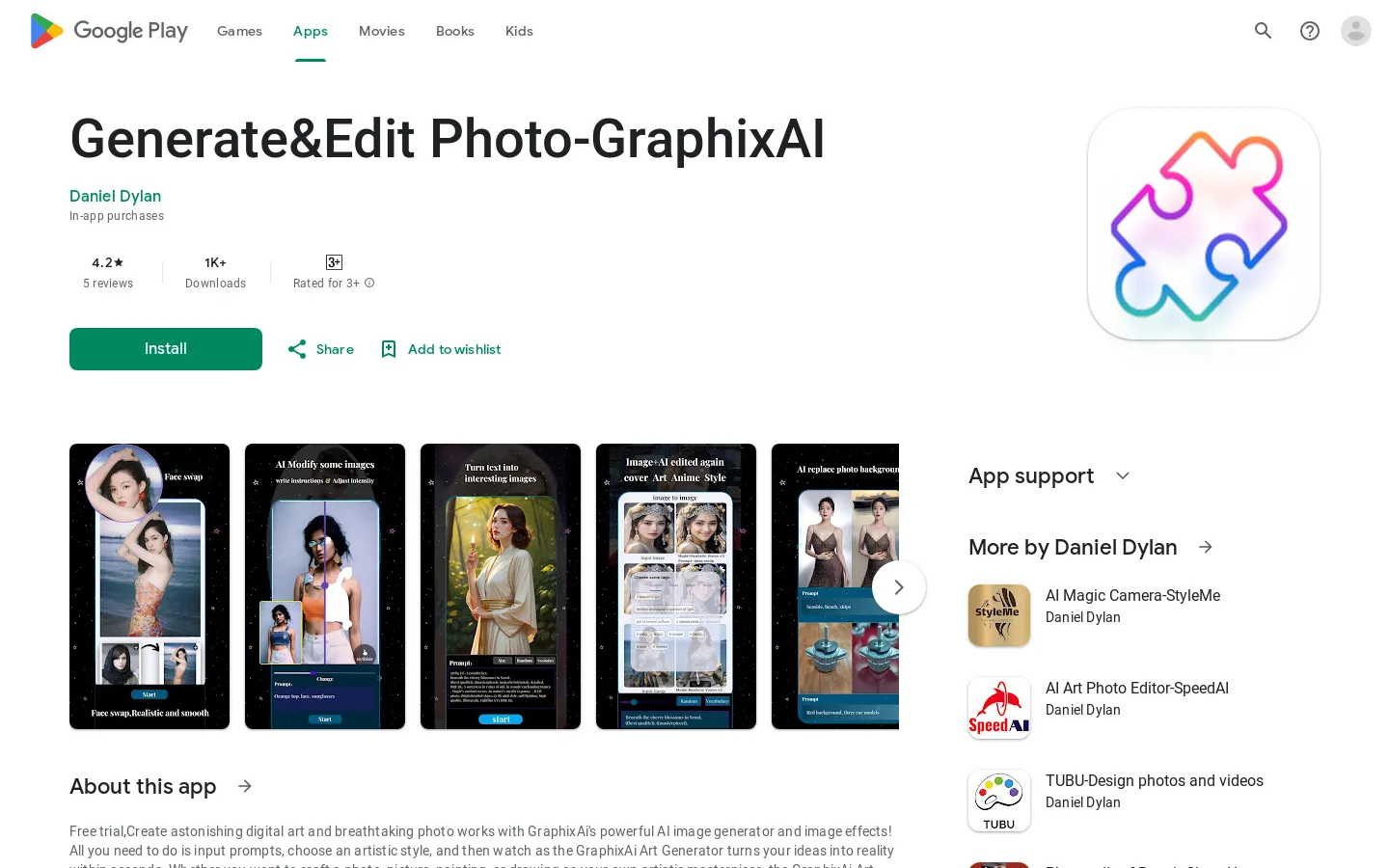 Generate&Edit Photo-GraphixAI - Apps on Google Play