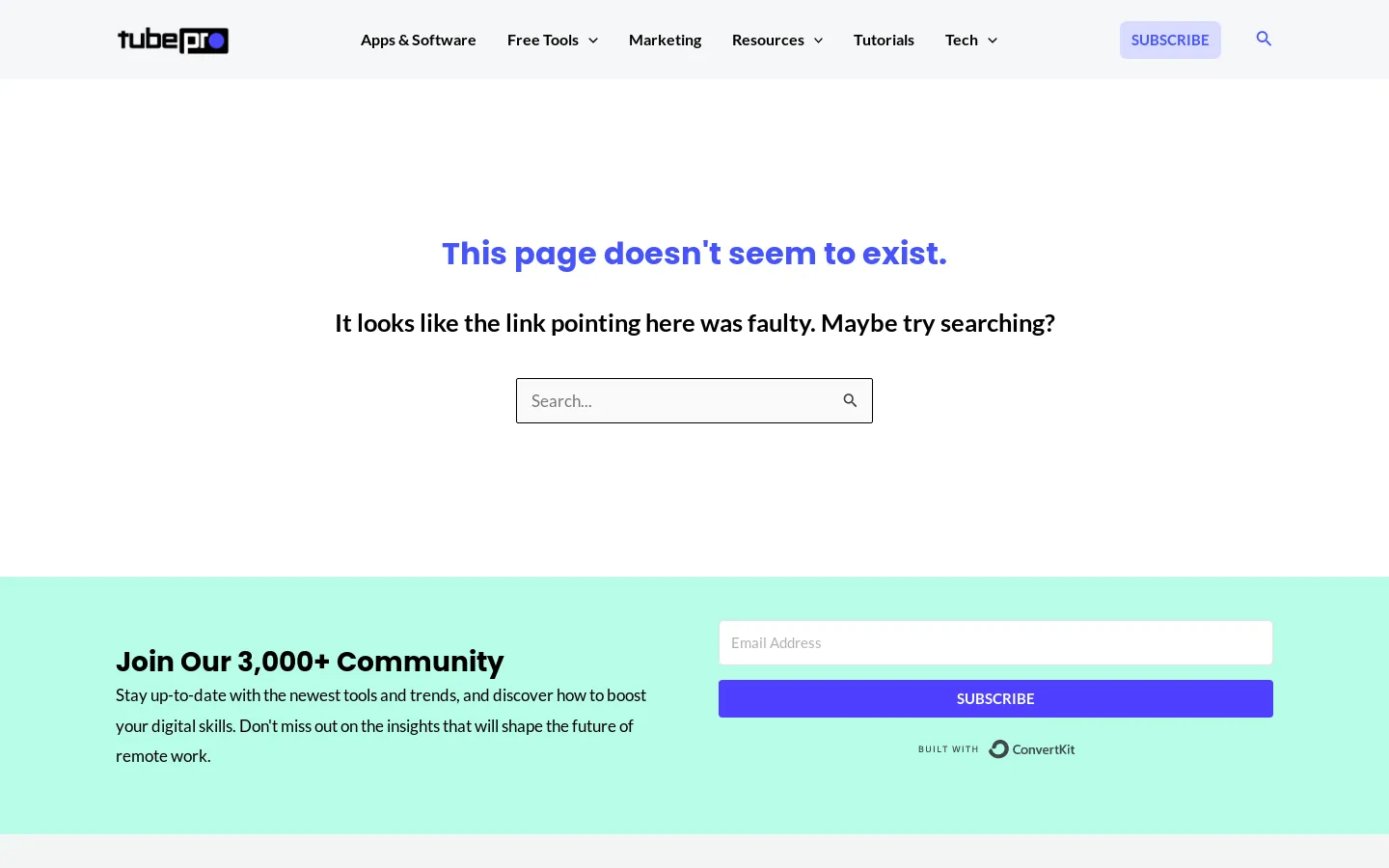 Page not found – TubePro