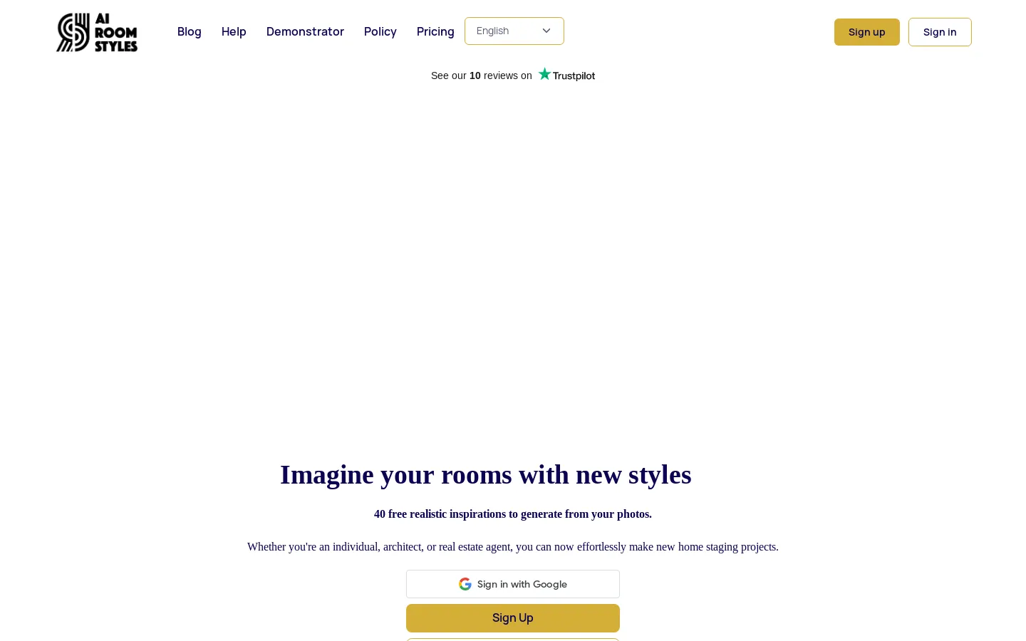 AI Room Styles - Virtual Staging Assistant