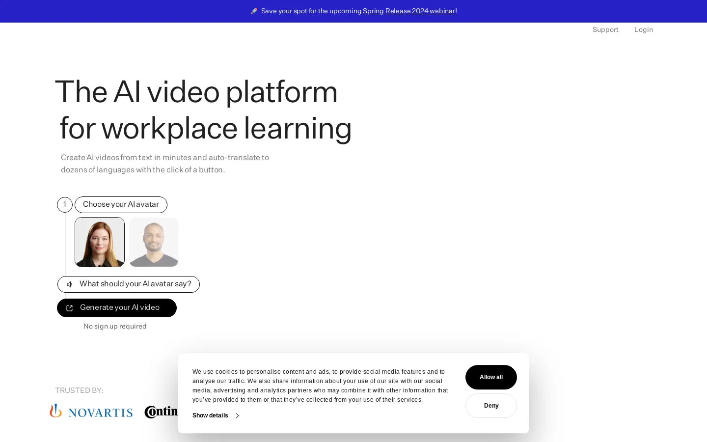 Colossyan Creator - AI Video Generator for Workplace Learning