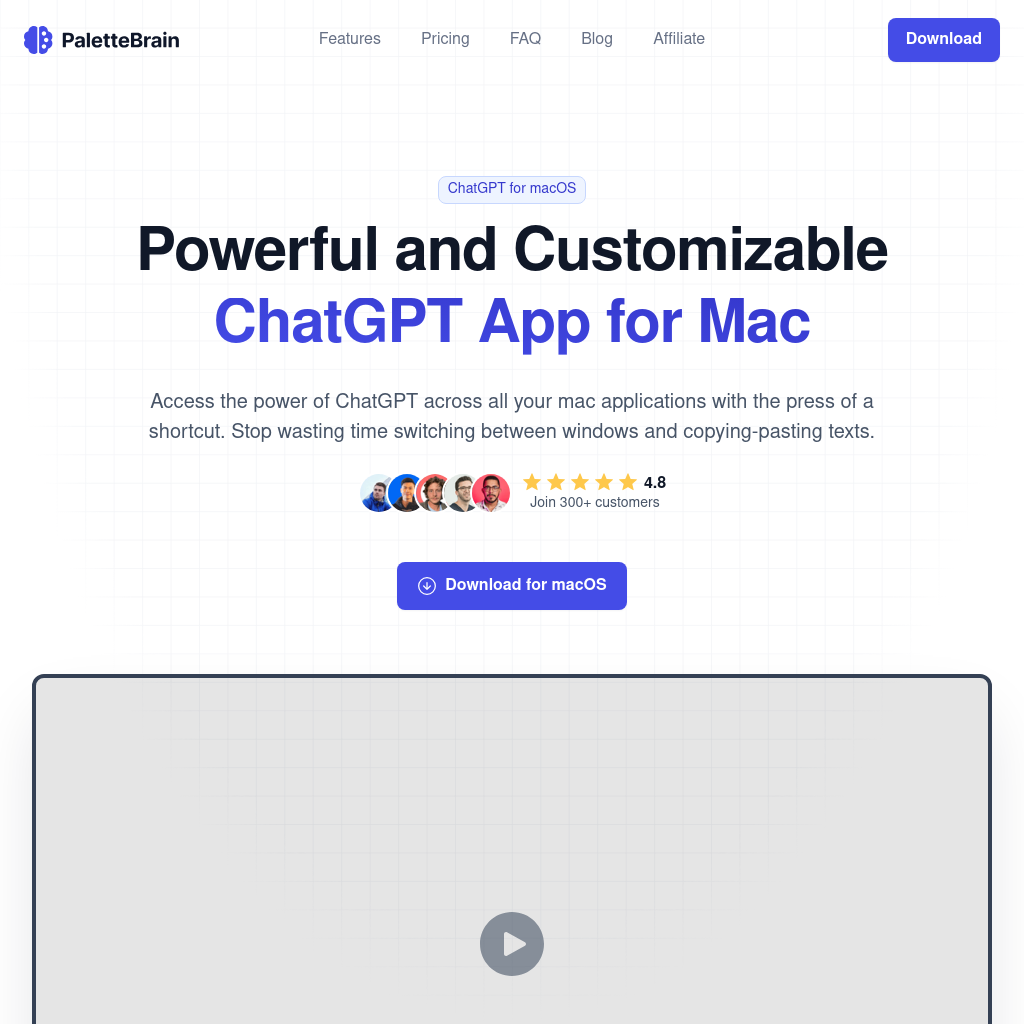PaletteBrain - ChatGPT for Mac