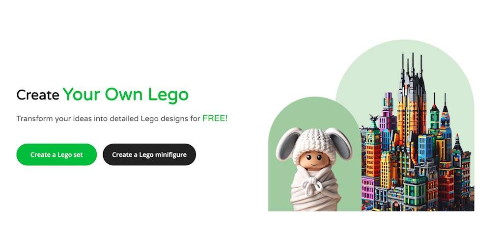 BrickCenter  - AI Lego generator, custom minifigures & Lego creations