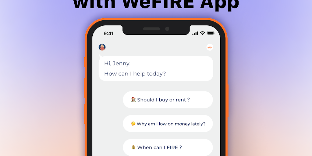 WeFIRE - AI-empowered personal finance copilot
