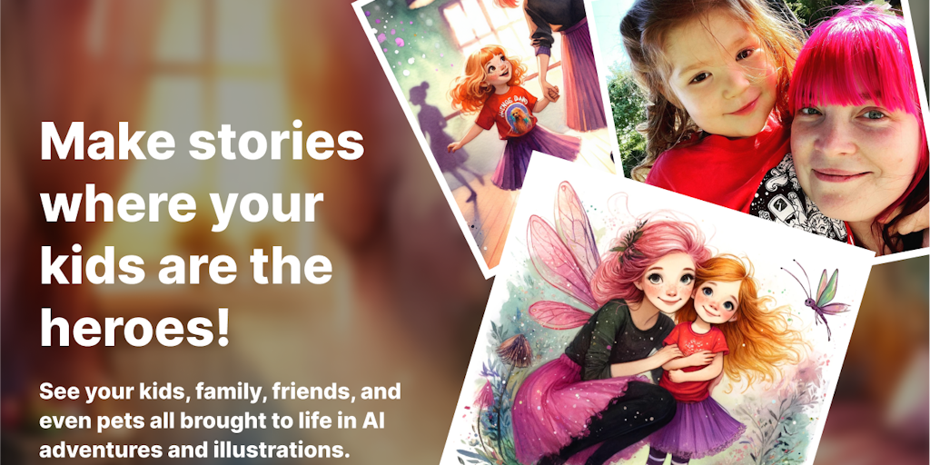 Magic Bookshelf - AI Stories - Make your kid the star of their own book