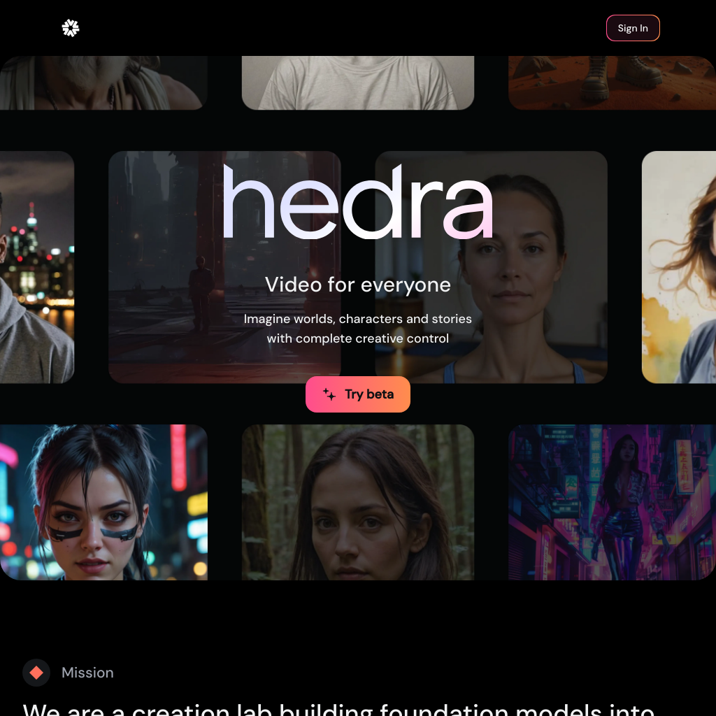 Hedra - Video Creation for Everyone