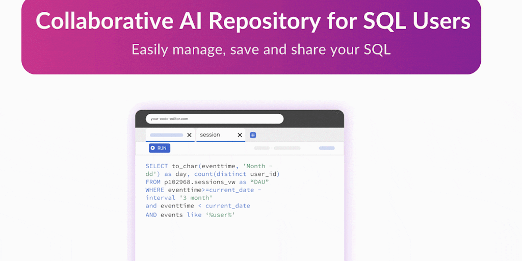 Sherloq - Collaborative SQL Repository for Data Analysis