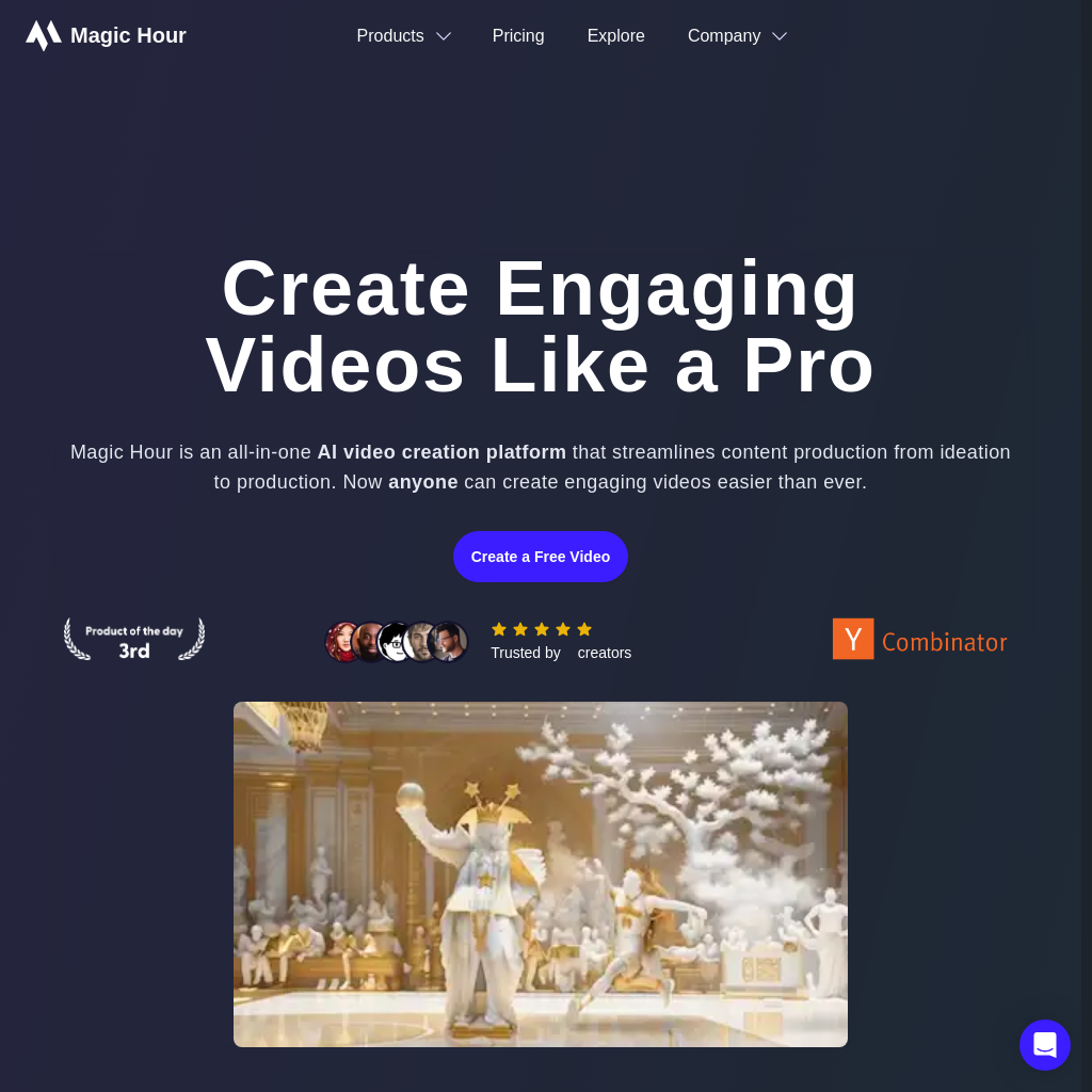 Magic Hour: AI Video Creation Platform | Create Engaging Videos