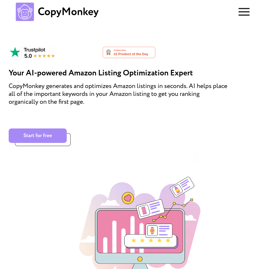 Generate Optimized Amazon Listings in Seconds | CopyMonkey