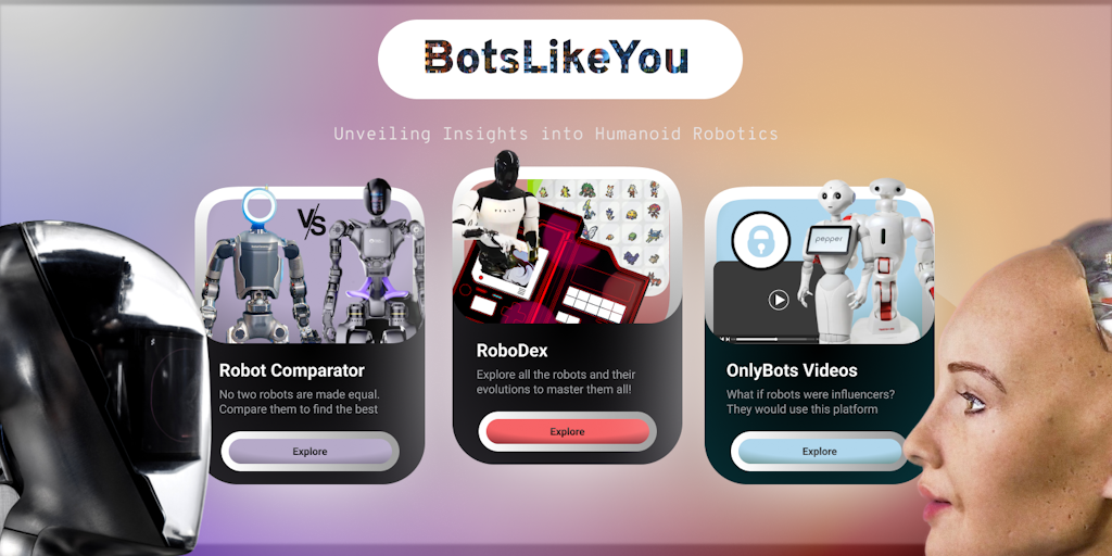 BotsLikeYou - Discover the World of Humanoid Robotics