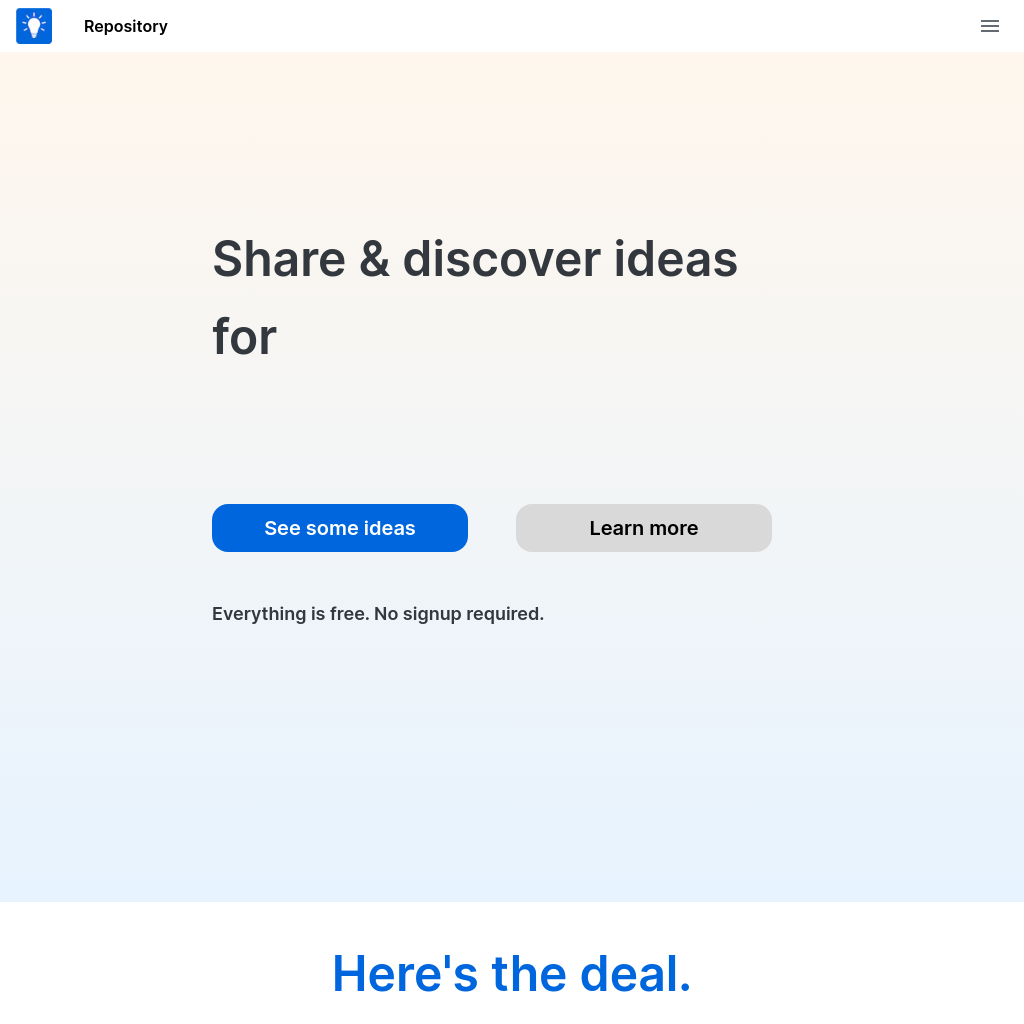 Oasis of Ideas | Share & Discover Project Ideas