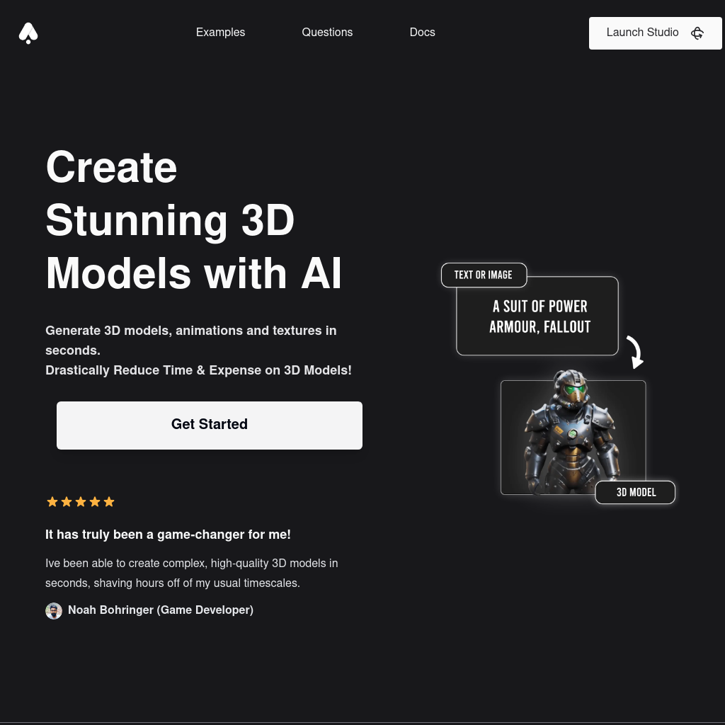 3D AI Studio - Create Custom 3D Models with AI