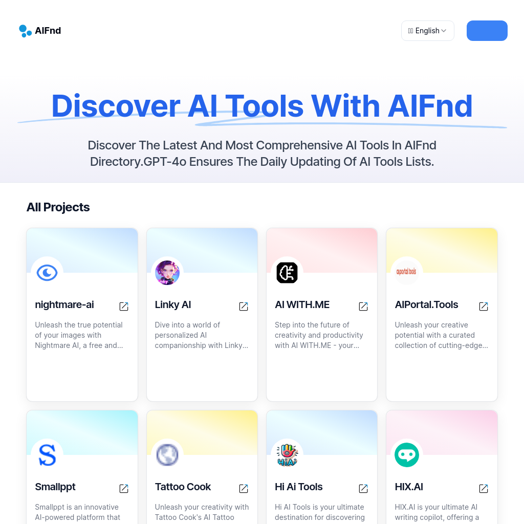 AIFnd.net: Discover the Latest AI Tools