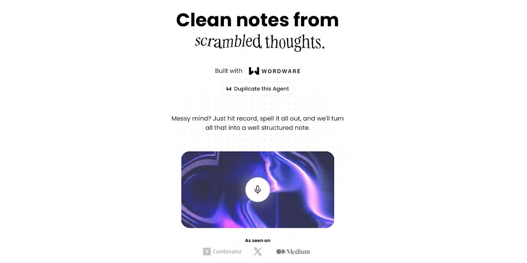 Audioscribe - Free and open-source AI to turn voice into structured notes