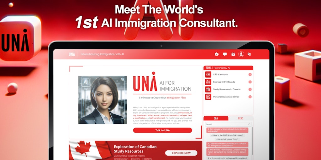 UNA - Immigration plans made easy with AI