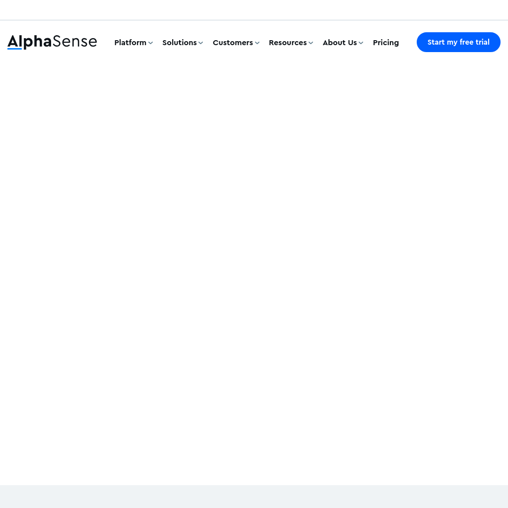 AlphaSense | Market Intelligence and Search Platform