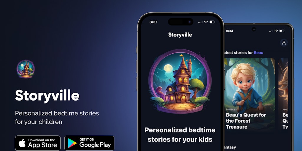 Storyville - Personalized bedtime stories using the magic of AI