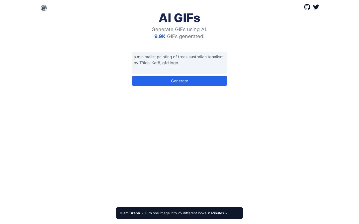 AI GIFs - Generate GIFs using AI