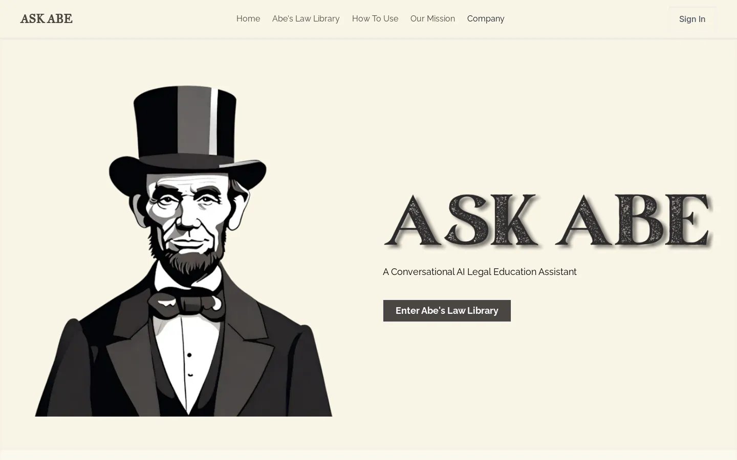 Ask Abe: Assistant d'éducation juridique conversationnel