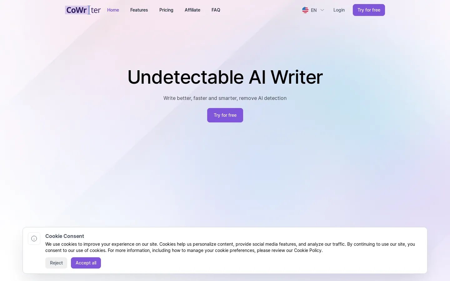 CoWriter AI | Meilleur Copilote d'IA pour une Écriture Intelligente