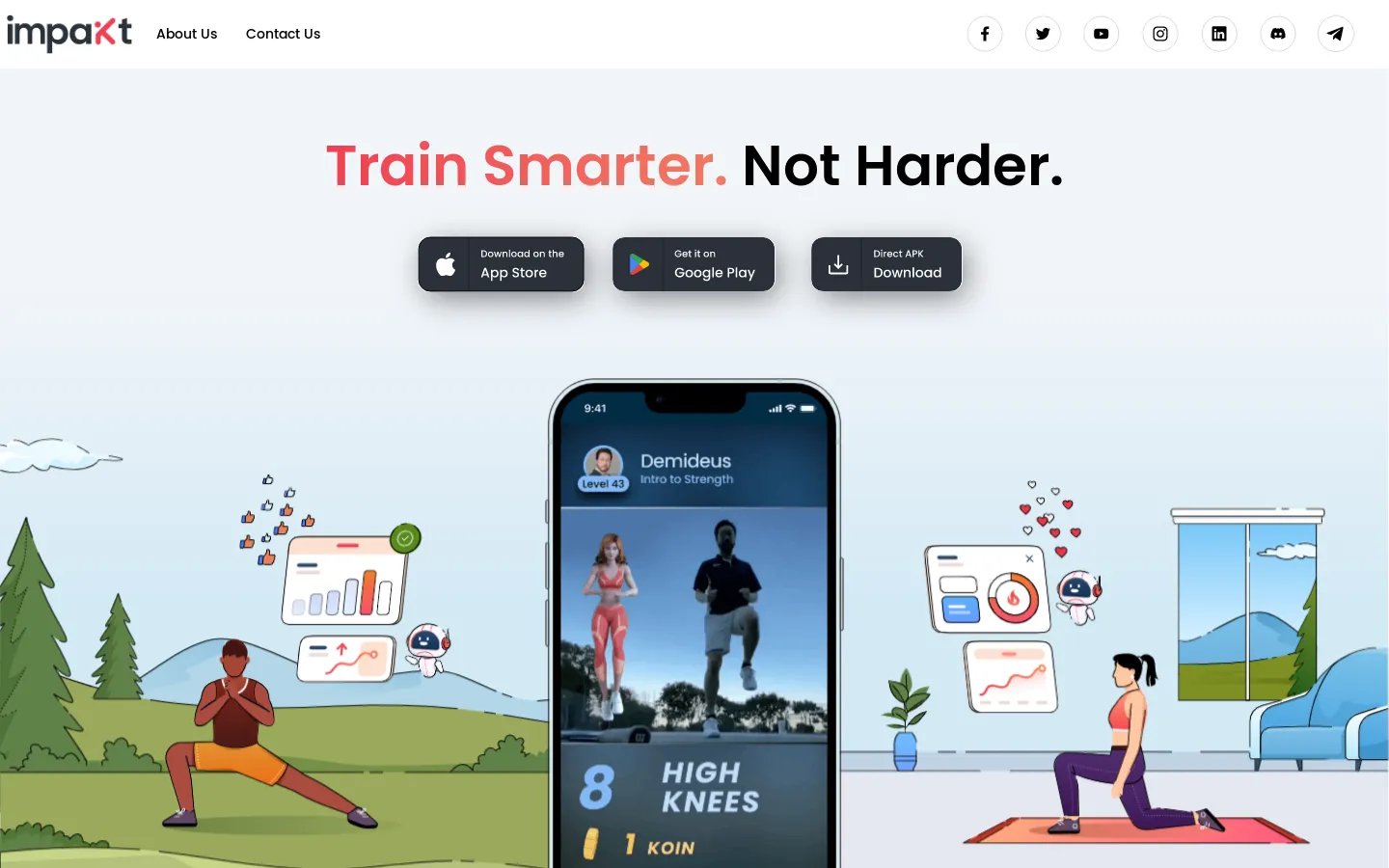 Impakt: AI Coach & Social Fitness Platform