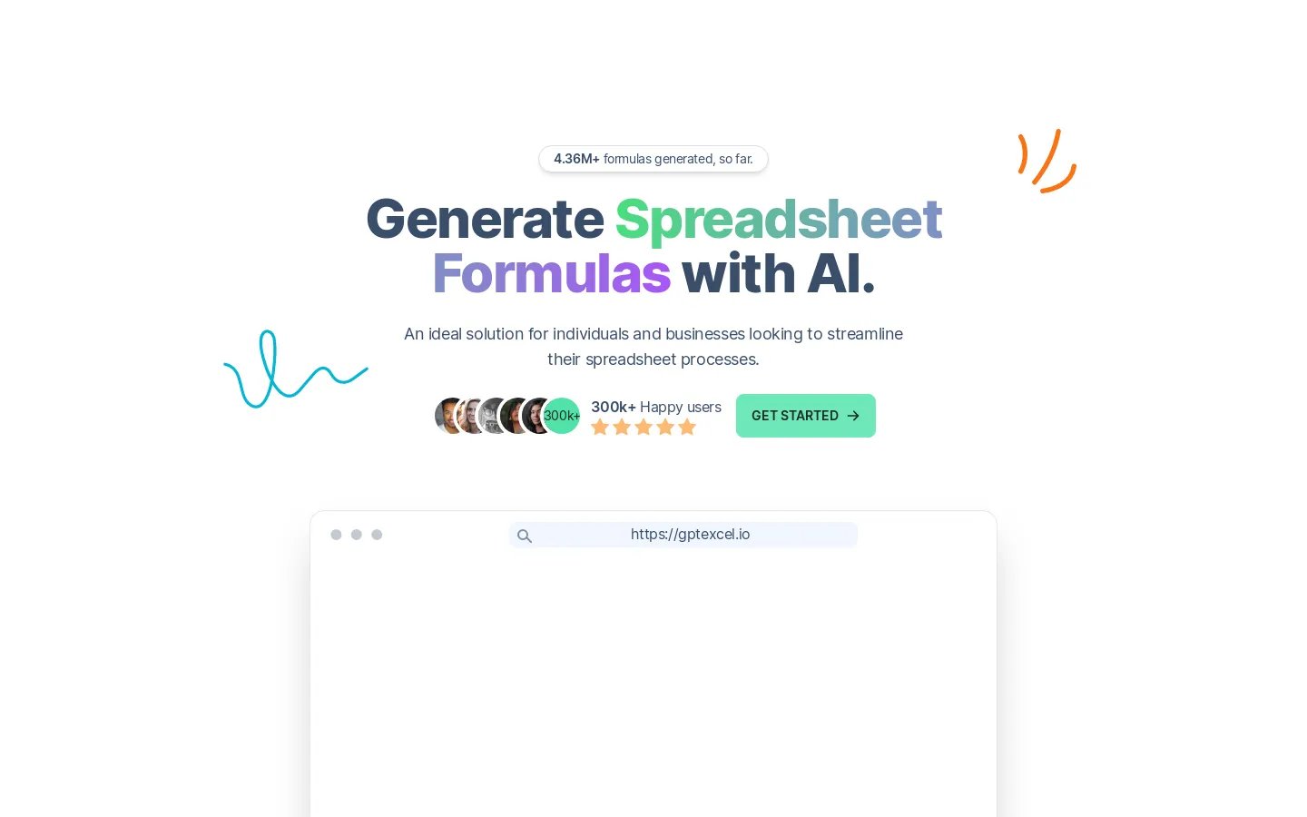 GPTExcel : Générateur de formules Excel AI - Booster votre productivité