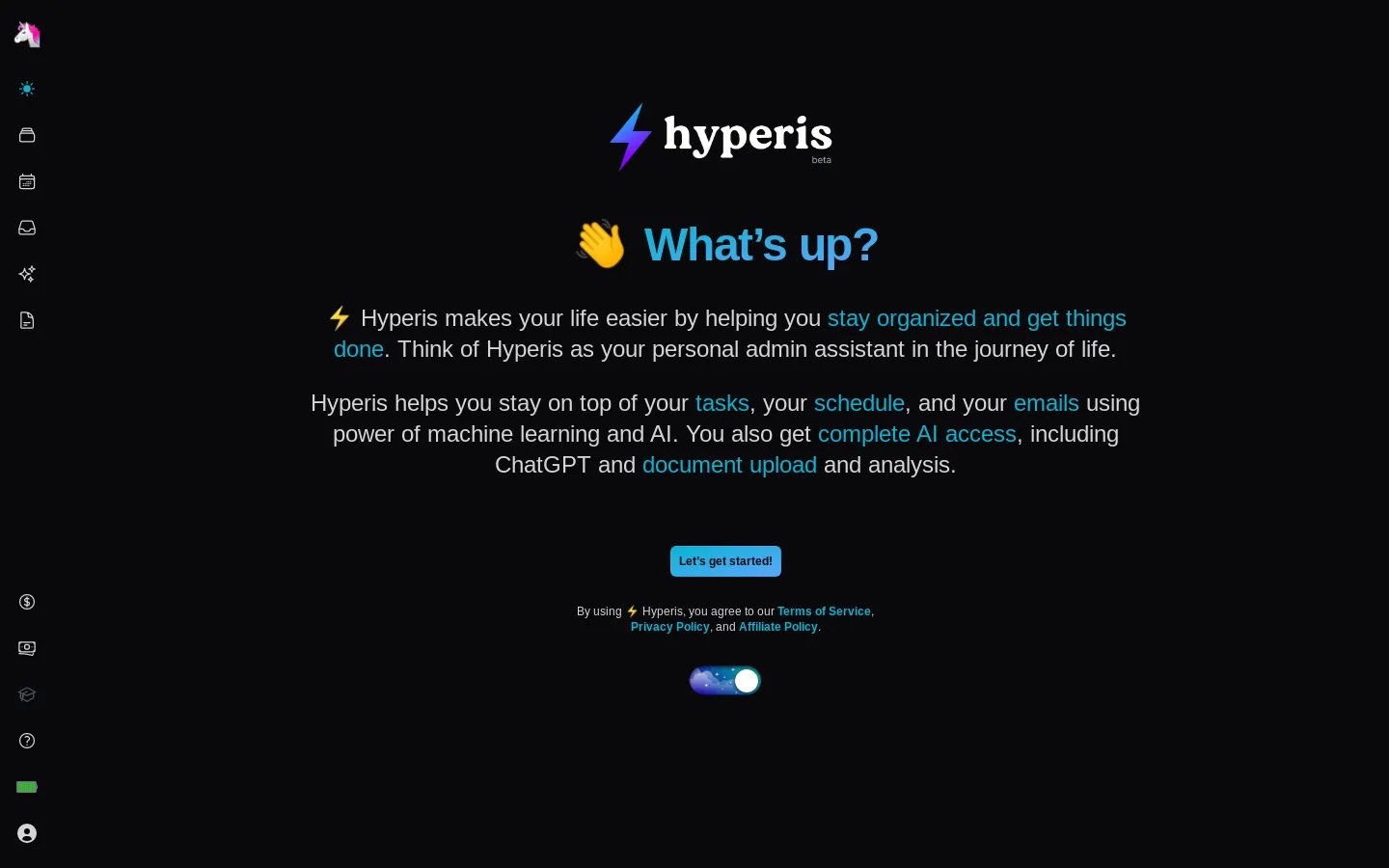 ⚡️ Hyperis | 个人行政助理