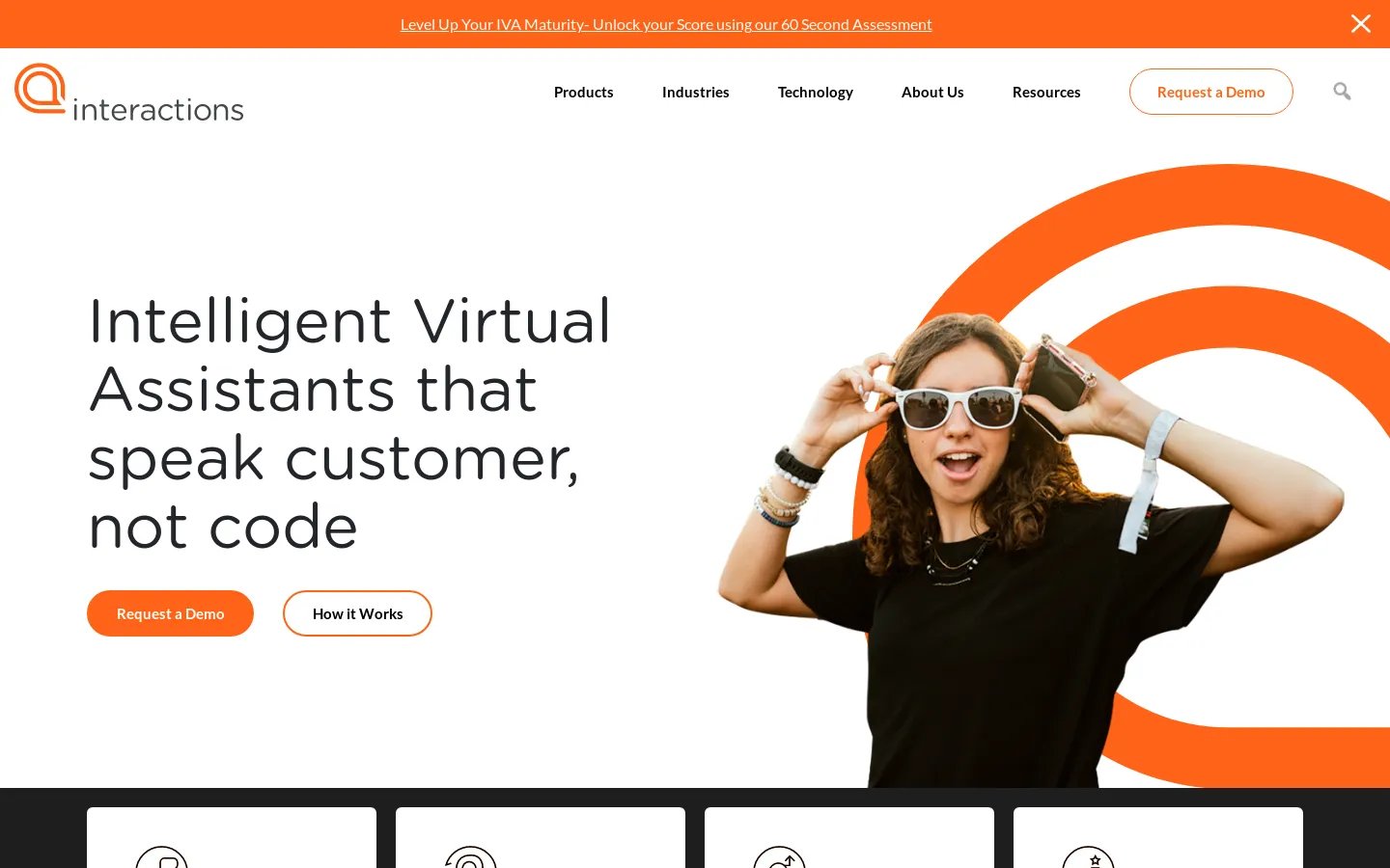 Interactions IVA | Conversational AI Solutions for CX | Request a Demo