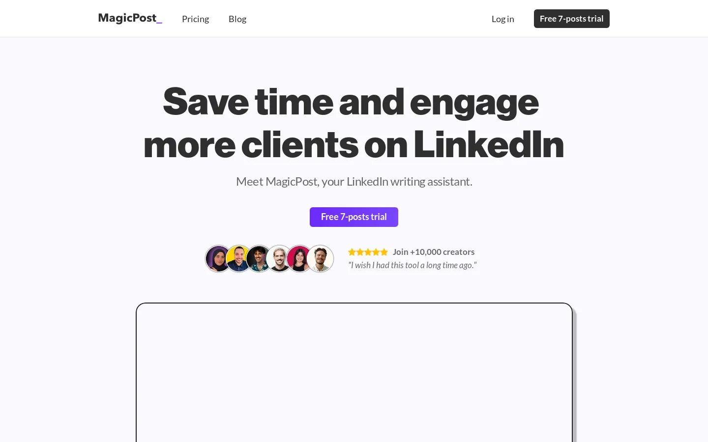 MagicPost | Gerador de Postagens para LinkedIn™ com IA