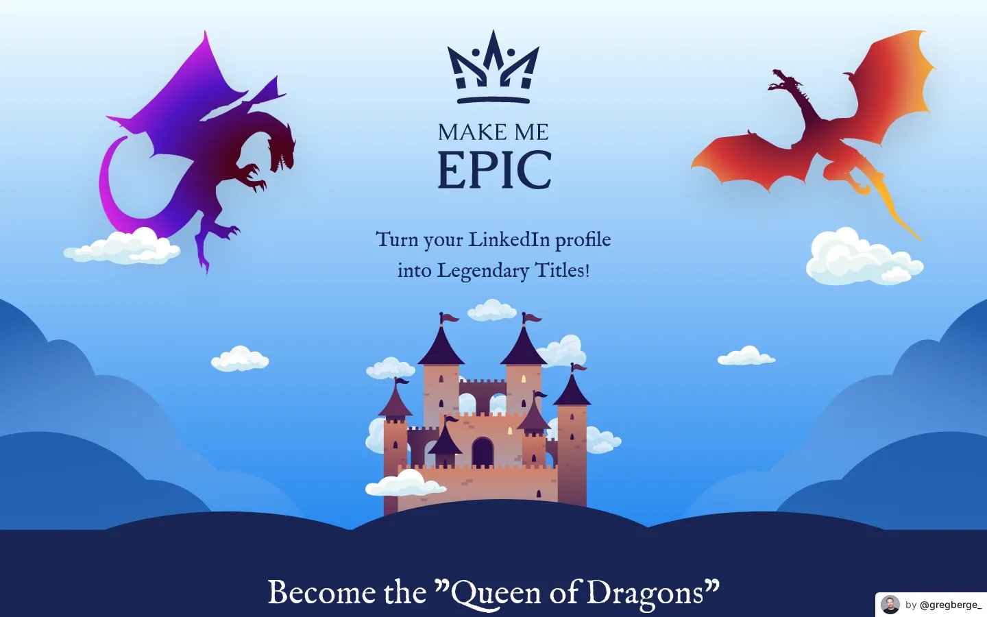 Make me Epic - LinkedIn 职位头衔生成器