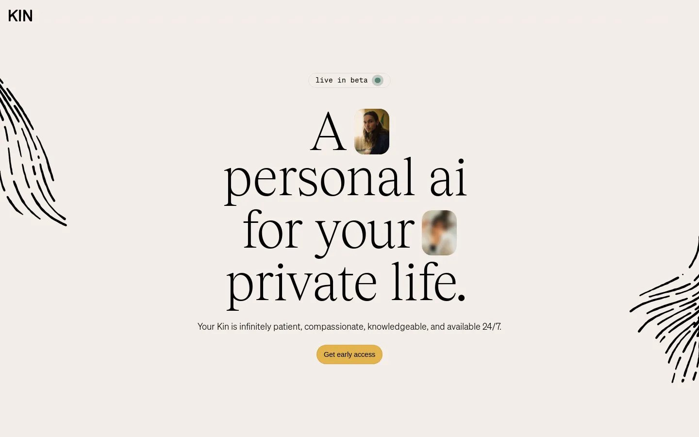 Kin - Your Personal AI for Private Life