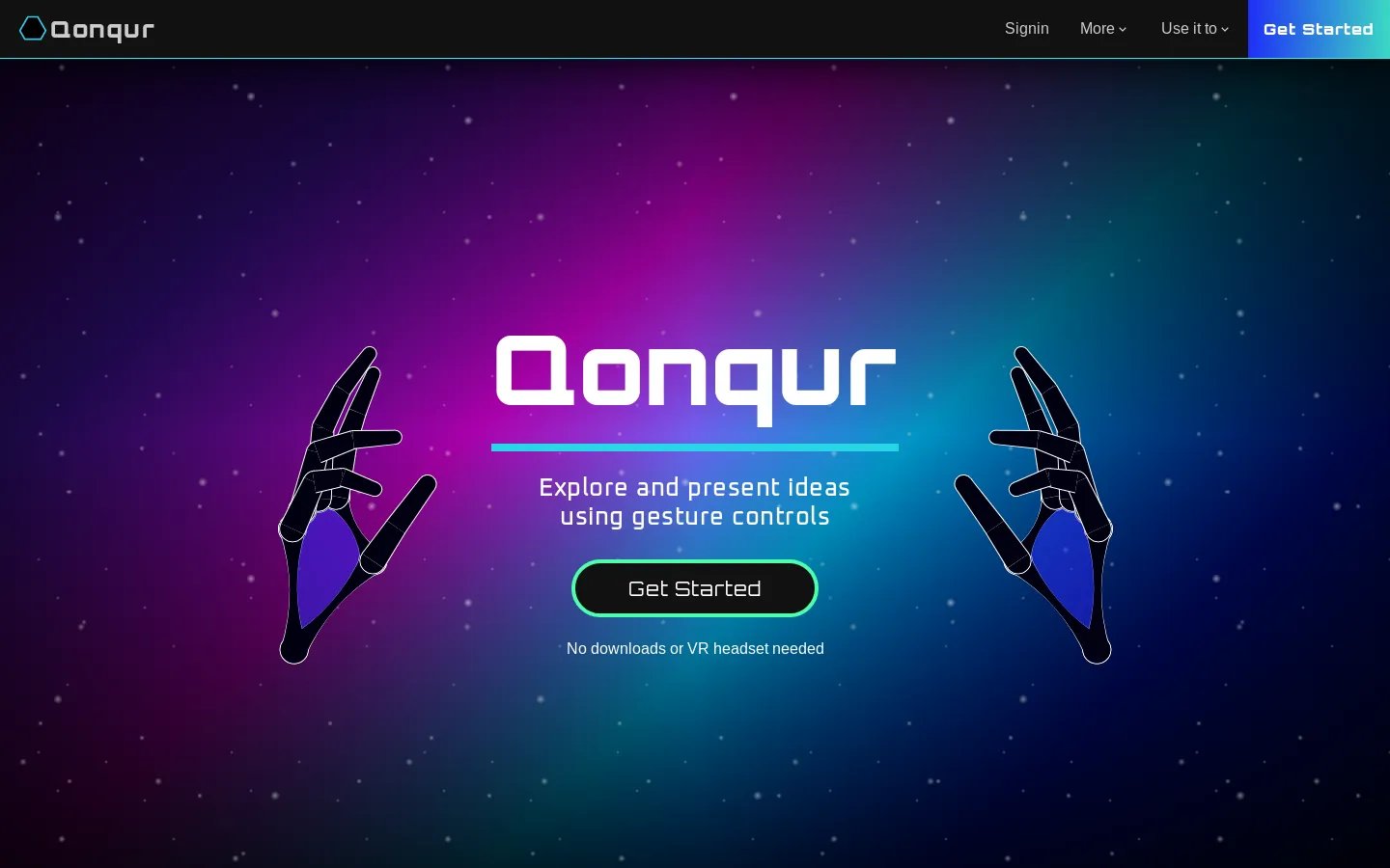 Qonqur - Control de Gestos con Webcam