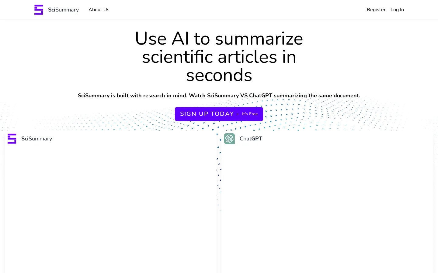 SciSummary: 科学論文をAIで要約 - ChatGPTと比較