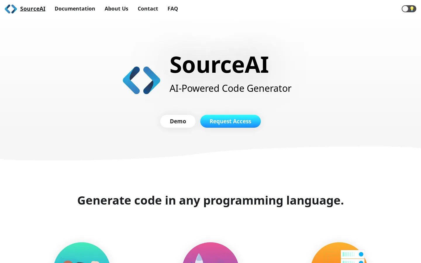 SourceAI | Gerador de Código com IA