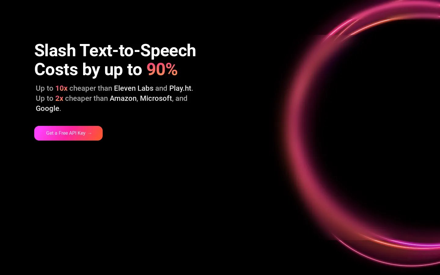 Unreal Speech: Text-to-Speech API - Slash Text-to-Speech Costs