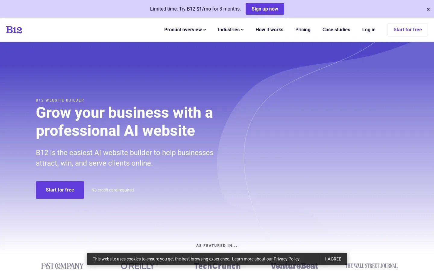 B12 | The easiest AI website builder for businesses