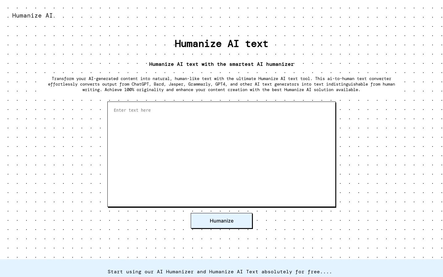 Humanize AI - AI to Human Text Converter | HumanizeAI.pro