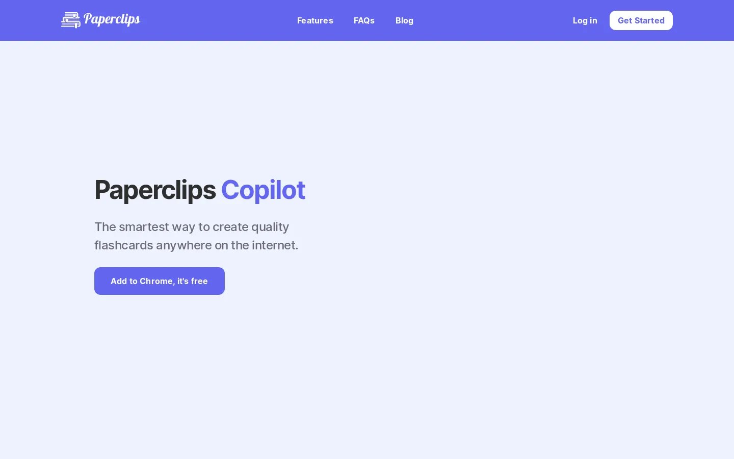 Paperclips Copilot: Tarjetas de estudio generadas por IA