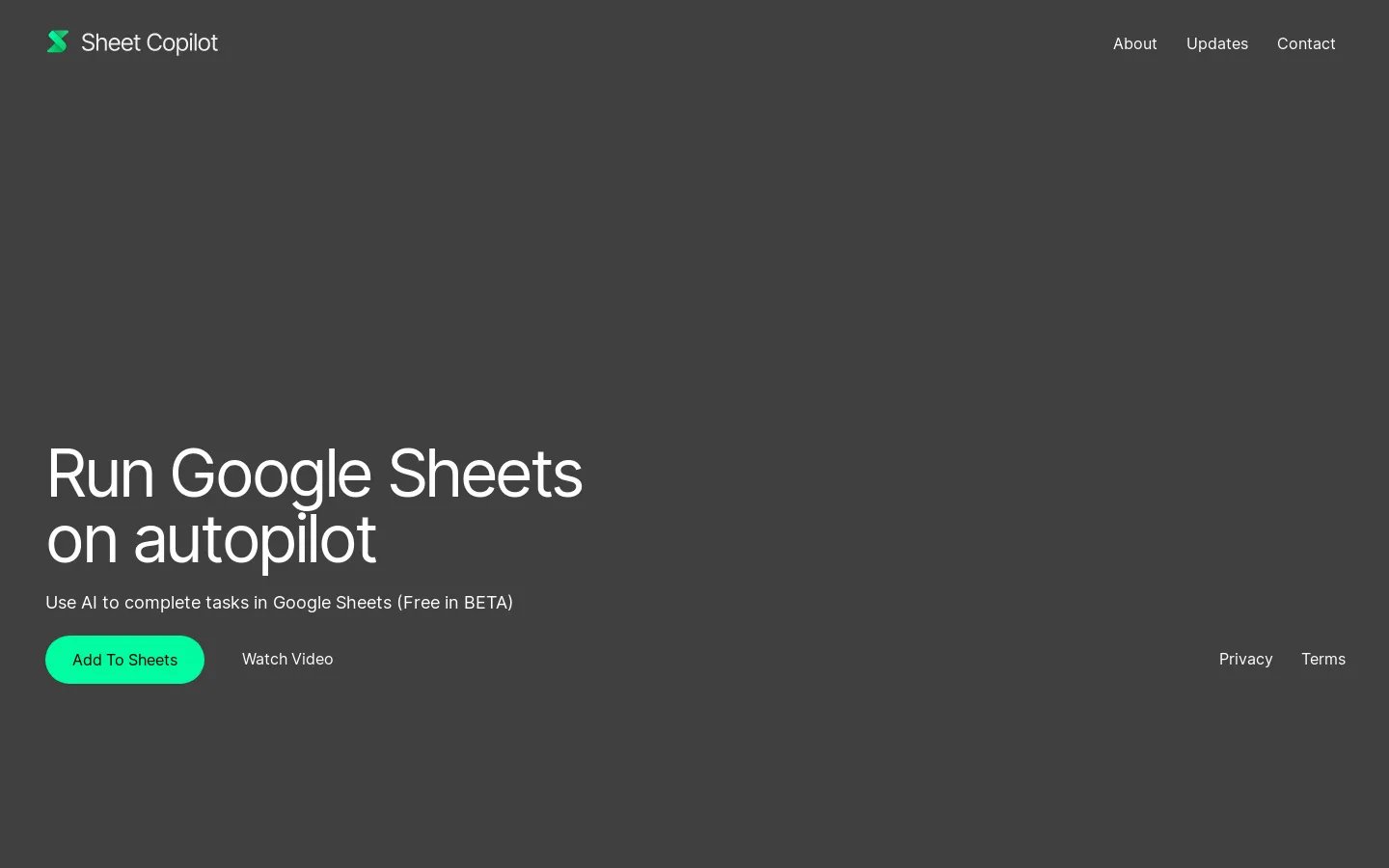 Sheet Copilot: Google Sheets en Piloto Automático