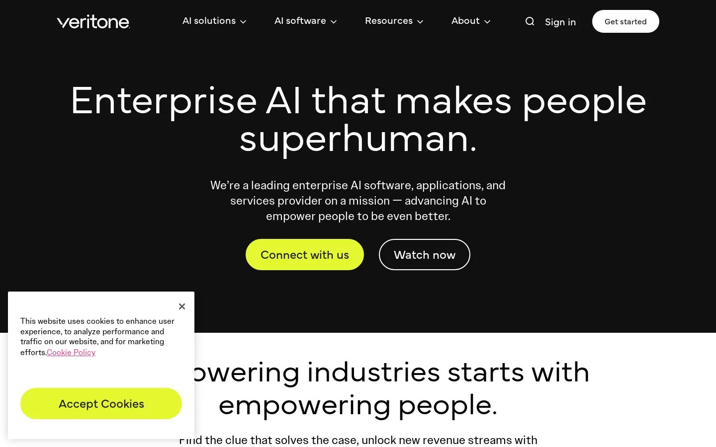 Veritone | AI that empowers industries and supercharges teams