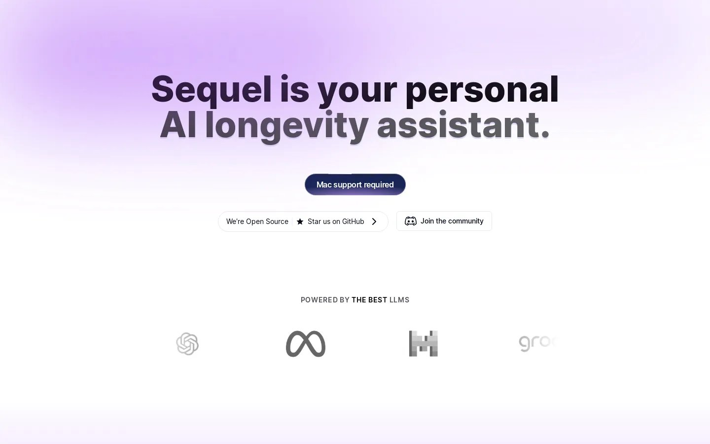 Sequel: Assistente de Longevidade com IA para um Bem-Estar Personalizado