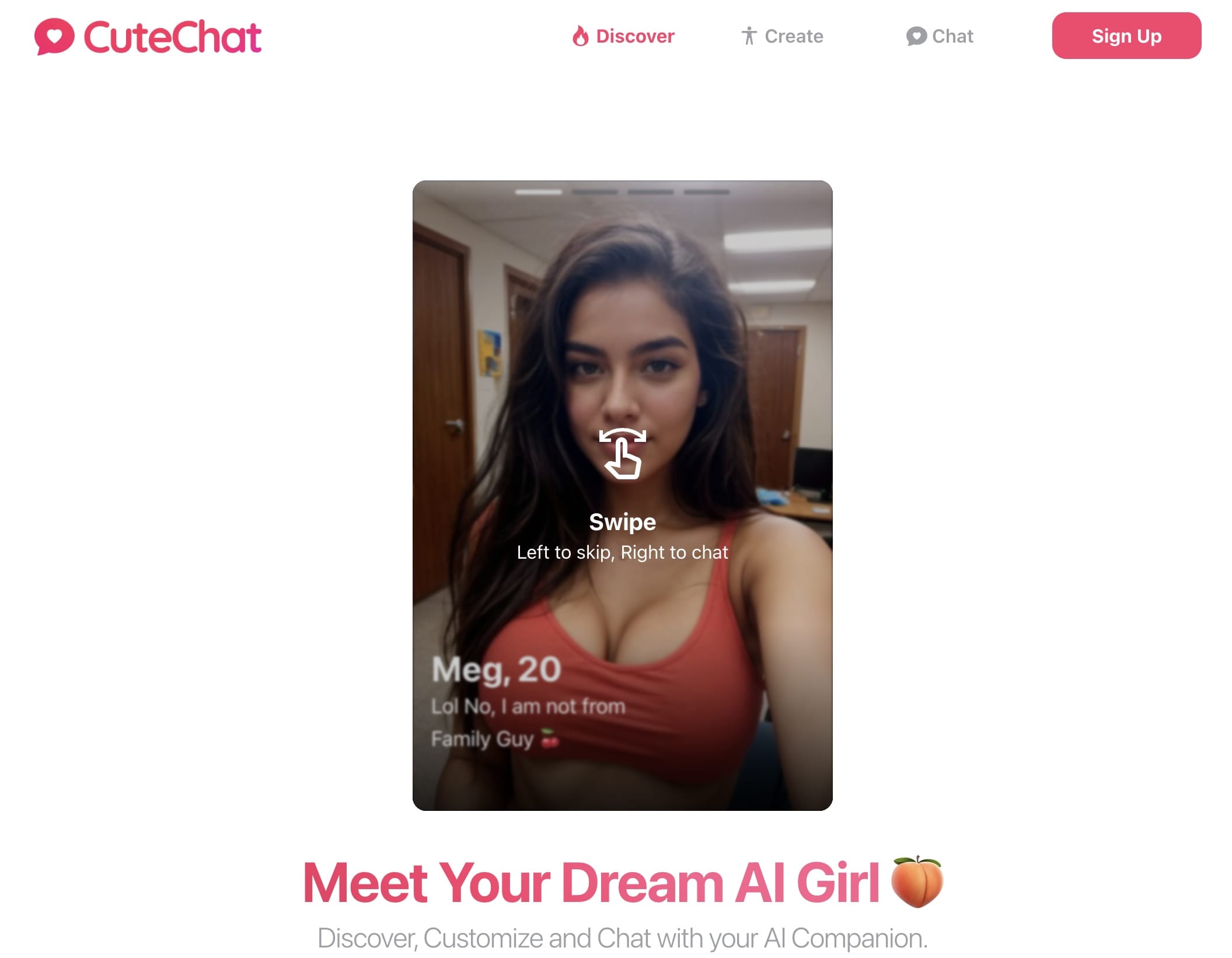 CuteChat: Conversas NSFW com Personagens de IA - Sem Filtro