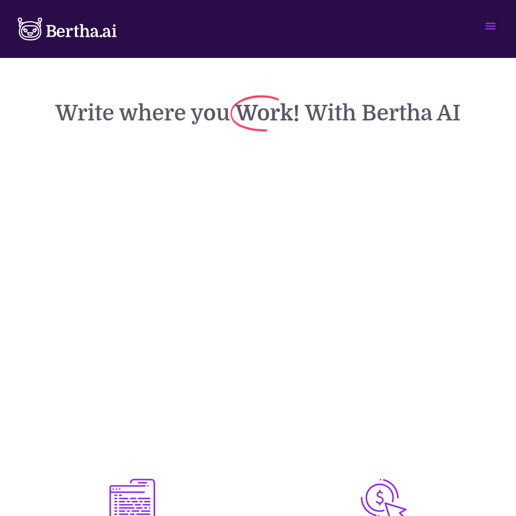 Bertha AI - Your Go-To AI Co-Pilot for WordPress and Chrome