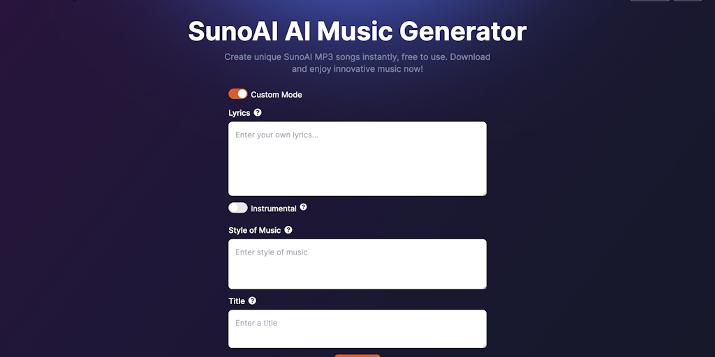 無料 SunoAI 代替 AI 音楽ジェネレーター - aisong.ai